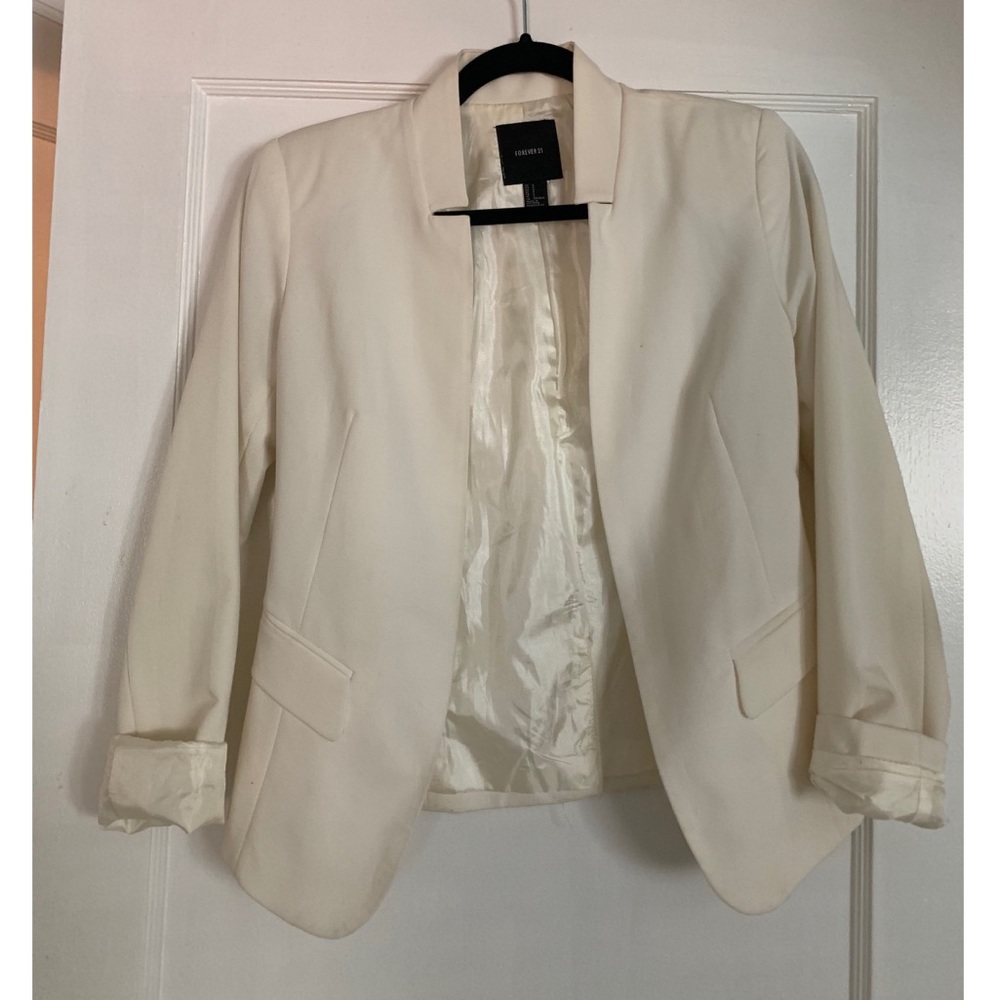 Women’s White Blazer- Small